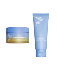Then I Met You The Cleansing Duo Set with Living Cleansing Balm Oil Cleanser & Soothing Tea Cleansing Gel Water Cleanser