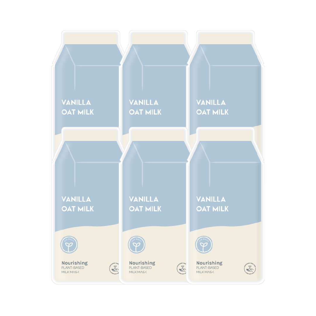 ESW Beauty Vanilla Oat Milk Nourishing Plant-Based Milk Mask Multipack