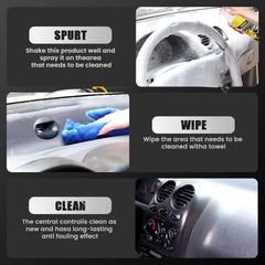 Multipurpose Foam Cleaner Spray, 2025 New Multi-Functional Car Magic Foam Cleaner, Leather Decontamination, All-Purpose Household Cleaners for Car and Kitchen (1, 100ML)