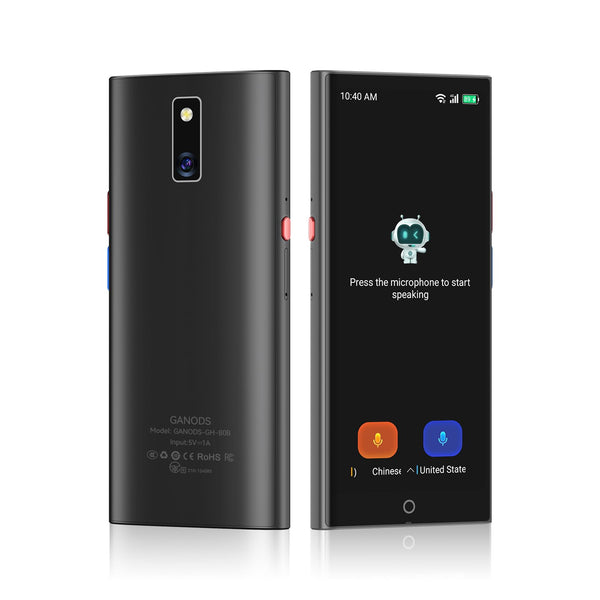 Language Translator Device 2025, 139 Languages AI Offline/Group/Phone Translation Device Two Way Real-Time Voice Translator Device with 5.5" Screen,Upgraded Chip for Travel Business Learning (Black)