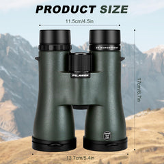 OPTIVORA Telescope for Adults High Powered,12X50 Professional HD Binoculars for Adults High Powered with BAK4 Telescopio Lens,Telescopes are Perfect for Use as Binoculars for Hunting and Birding, etc.