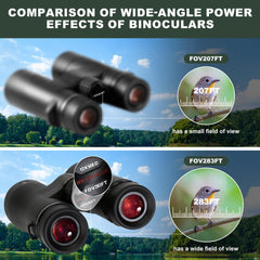 OPTIVORA Telescope for Adults High Powered,12X50 Professional HD Binoculars for Adults High Powered with BAK4 Telescopio Lens,Telescopes are Perfect for Use as Binoculars for Hunting and Birding, etc.